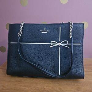 Kate Spade Bow Pheobe Leather Tote Bag